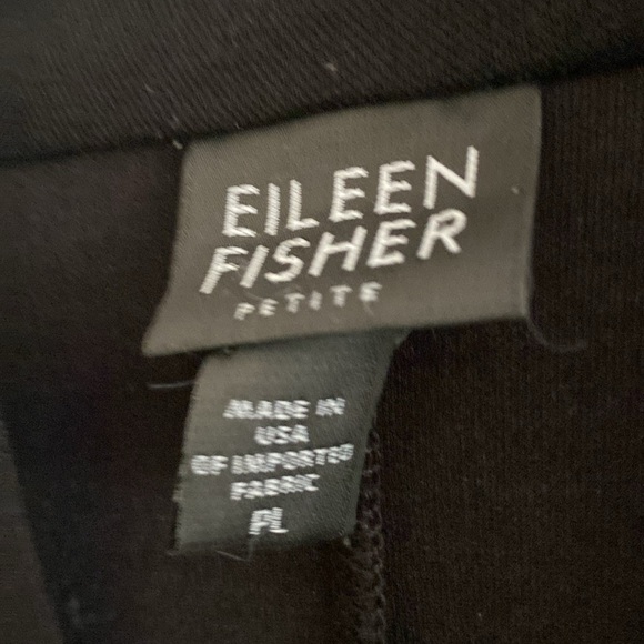 Eileen Fisher women’s size PL BLACK CARDIGAN JACKET - Picture 2 of 4